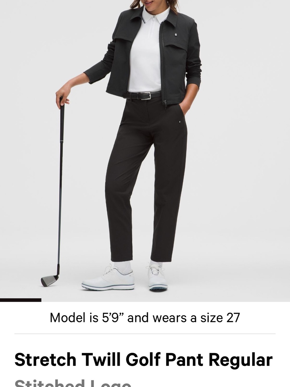 Lululemon Black Trouser Pant